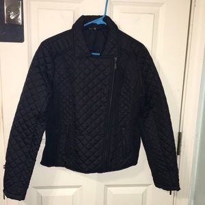 Like New Ashley Premium Textured Quilted Moto Jacket S M